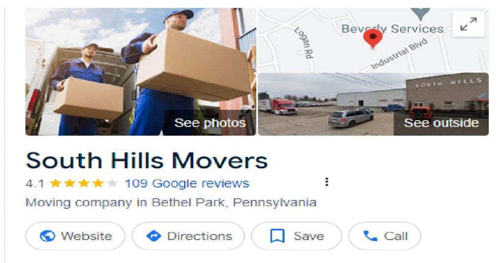 South Hills Movers pa